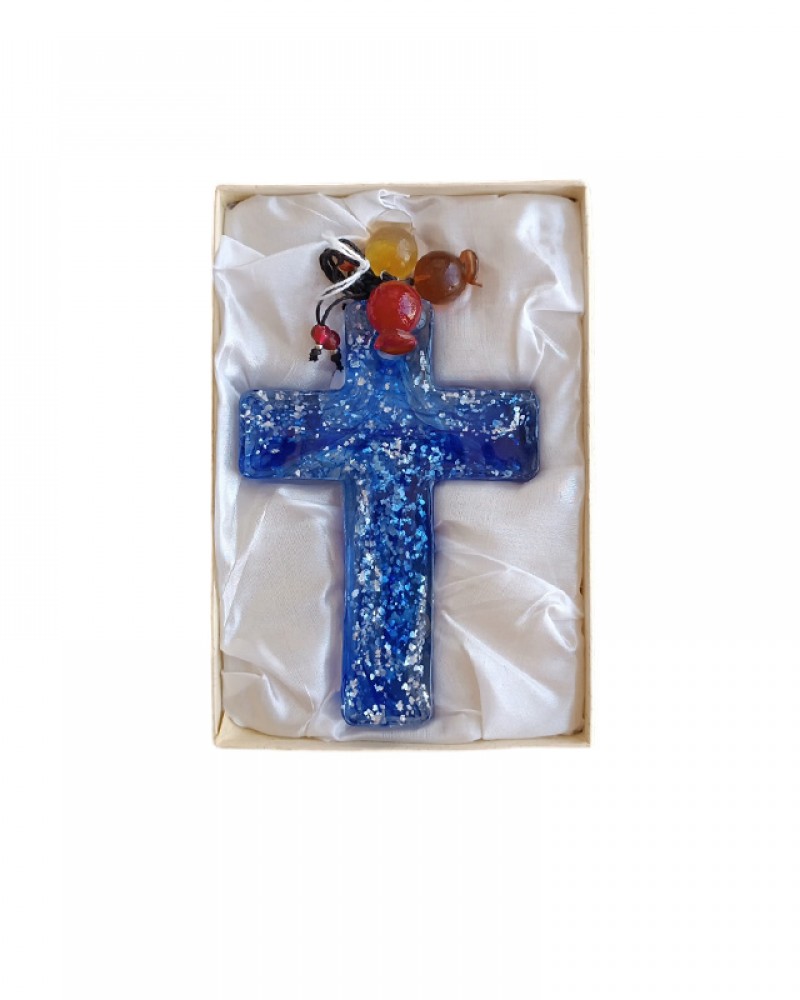 Σταυρός Γυάλινος 025BL