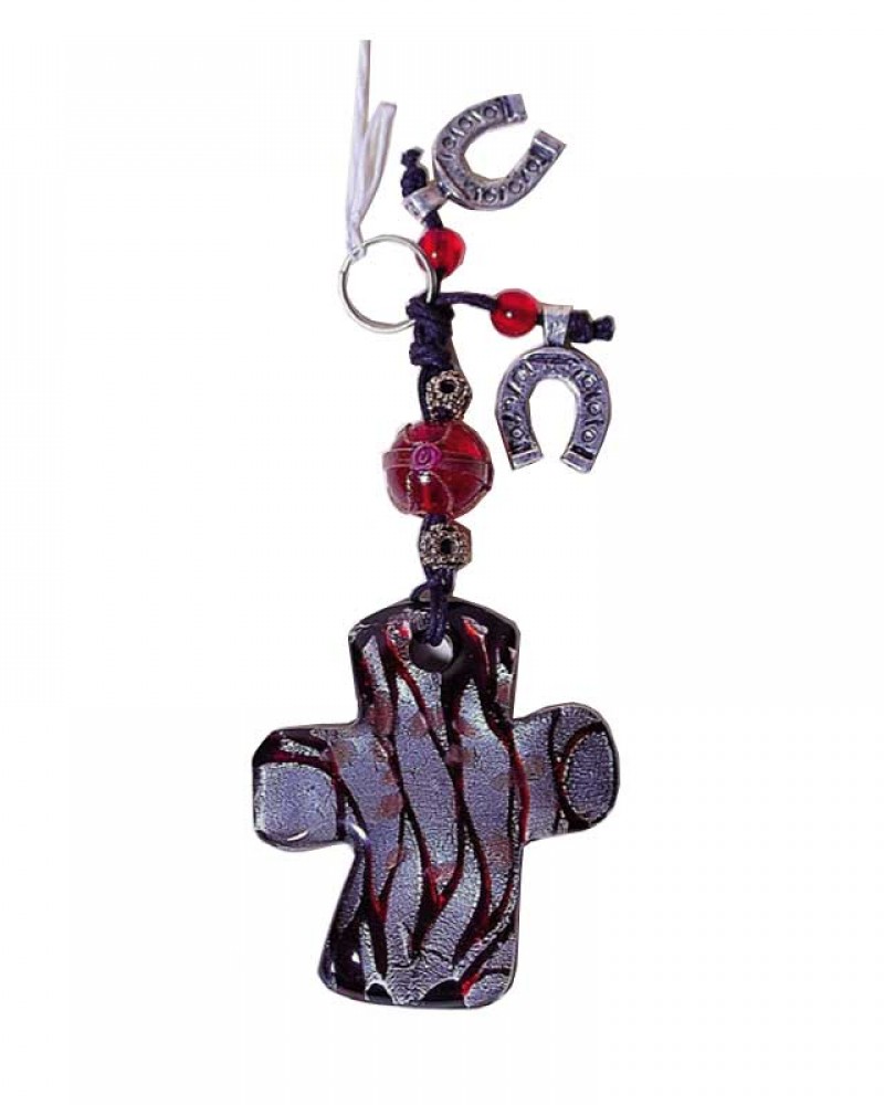 Σταυρός Γυάλινος Κρεμαστός 022F