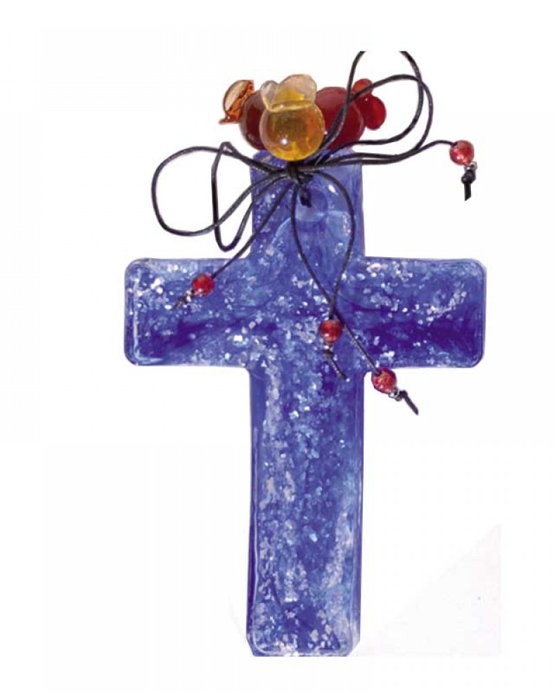 Σταυρός Γυάλινος 025BL
