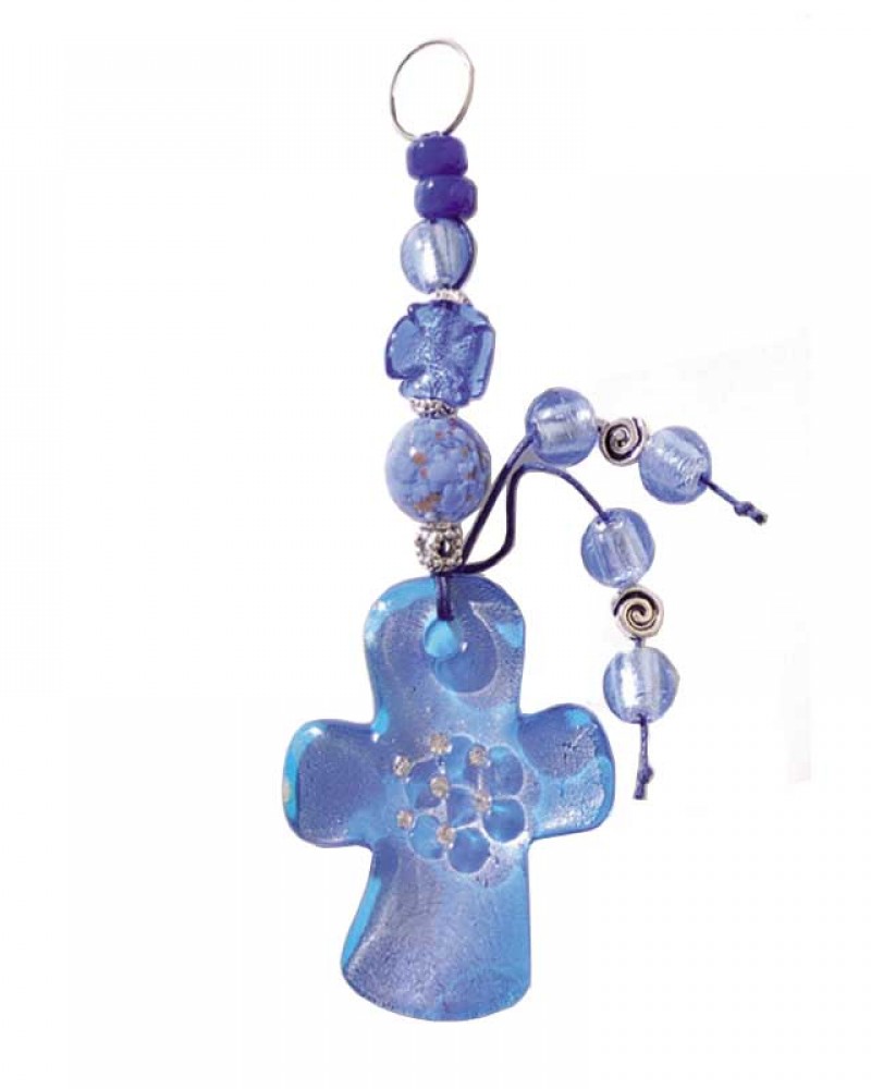 Σταυρός Κρεμαστός Γυάλινος 039LBL