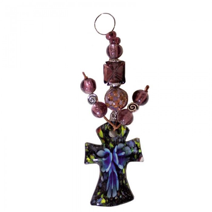 Σταυρός Γυάλινος Κρεμαστός 041BL