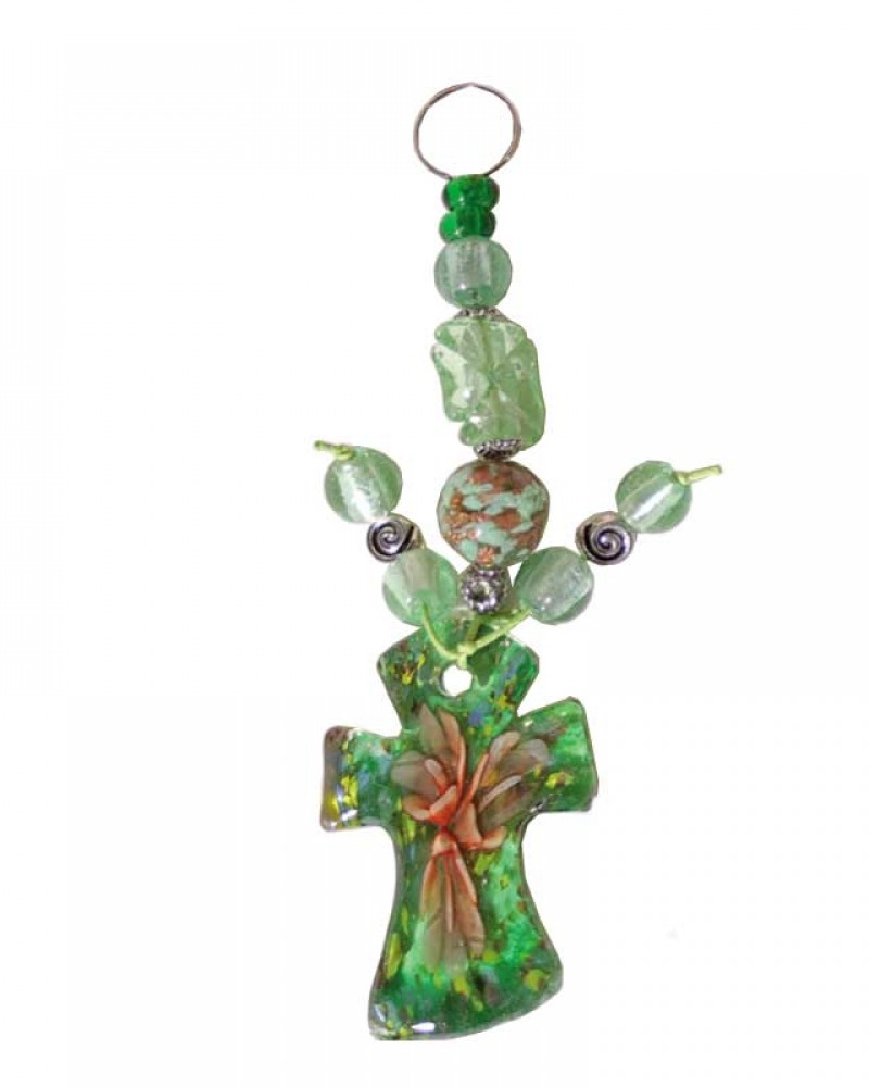 Σταυρός Γυάλινος Κρεμαστός 041RD