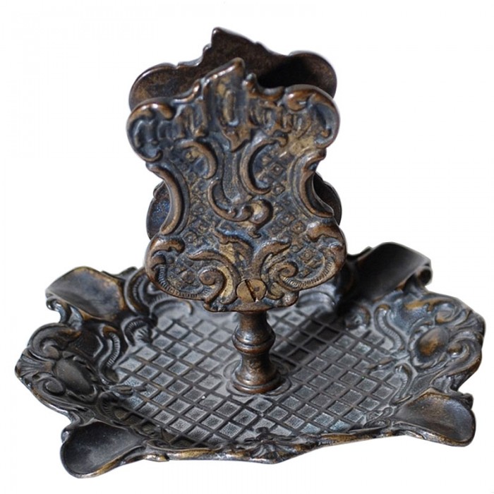 Τασάκι & Θήκη Σπίρτων Επιτραπέζιο Μπρούτζινο 120BR