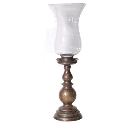 Κηροπήγιο Μπρούτζινο με Γυαλί 20190BBR