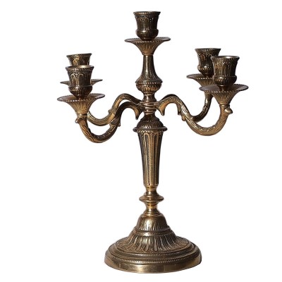 Κηροπήγιο Λουδοβίκου XV 5Κερο Μπρούτζινο 203BR Κηροπήγιο Λουδοβίκου XV 5Κερο Μπρούτζινο 203BR