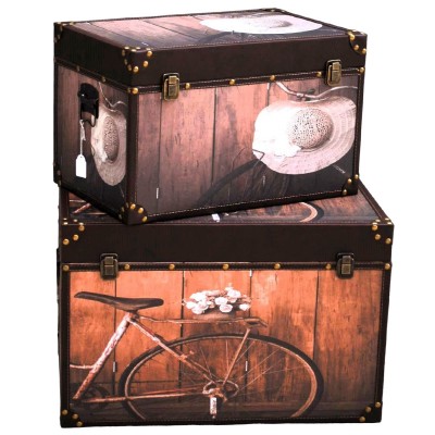 Μπαούλα Με Ποδήλατο Και Καπέλο 44442A