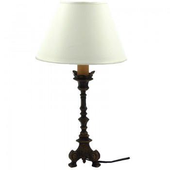 Λάμπα Μπρούτζινη Με Υφασμάτινο Καπέλο 168LBRS