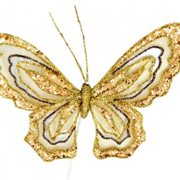 Διακοσμητική Πεταλούδα Υφασμάτινη 1659GL