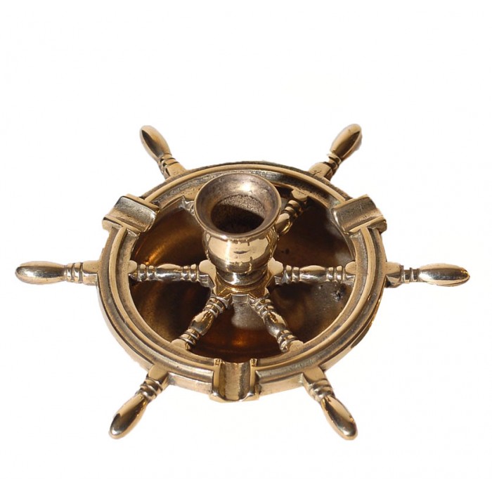 Κηροπήγιο Τιμόνι Μπρούτζινο  140GL