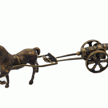 Κανόνι με Άλογο Μπρούτζινο 526BR