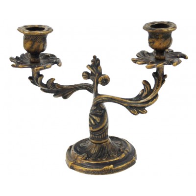 Κηροπήγιο Δίκερο Μπρούτζινο 585BR