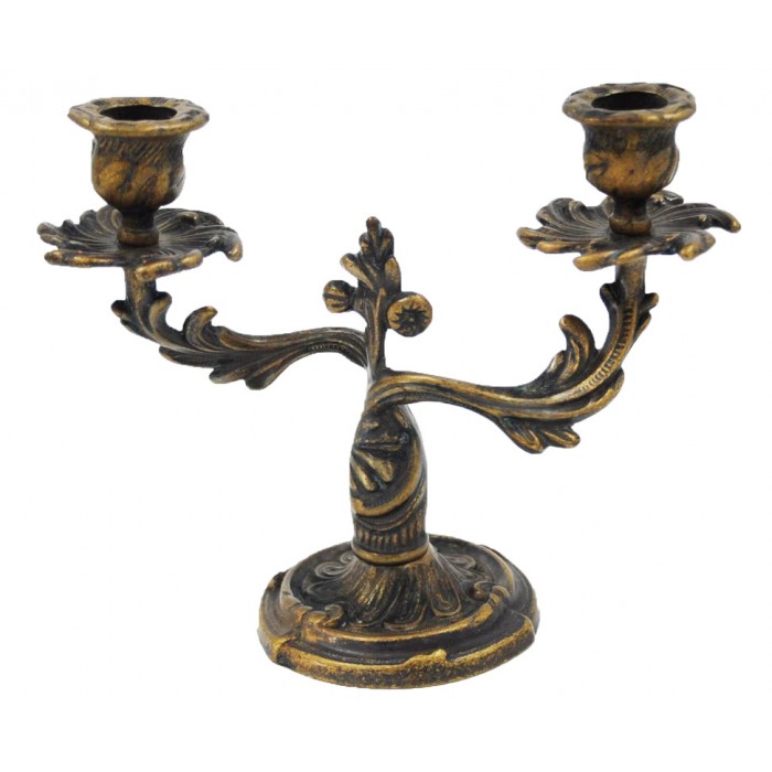 Κηροπήγιο Δίκερο Μπρούτζινο 585BR