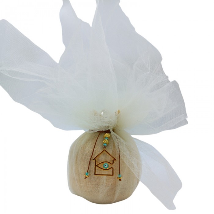 Ρόδι Διακοσμημένο Με Τούλι 21002