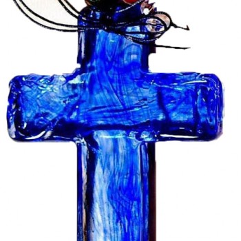 Γυάλινος Σταυρός 001BL
