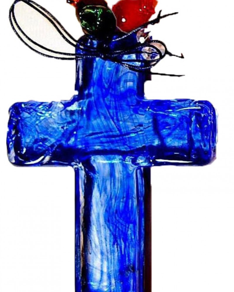 Γυάλινος Σταυρός 001BL