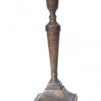 Κηροπήγιο Inglese Βάση Τετράγωνη Μπρούτζινο 195BR