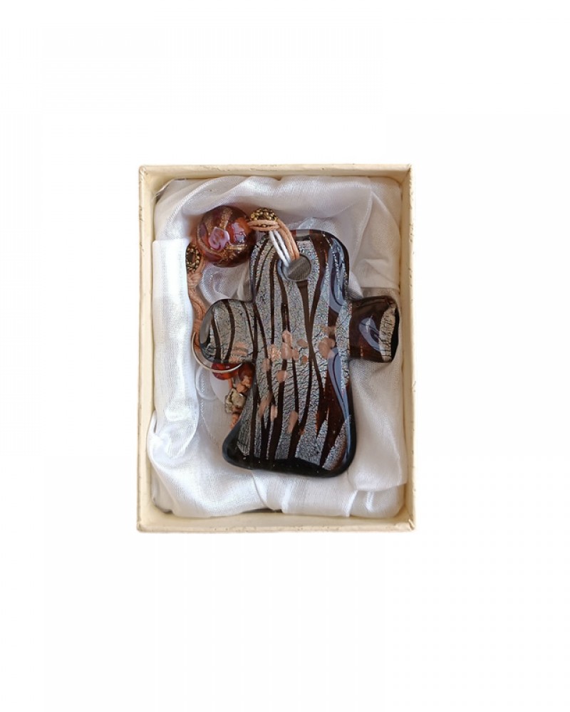 Σταυρός Γυάλινος Κρεμαστός 022F