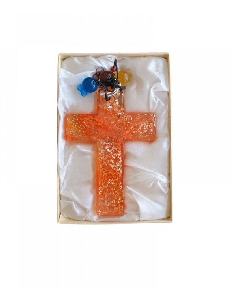 Σταυρός Γυάλινος 025RD