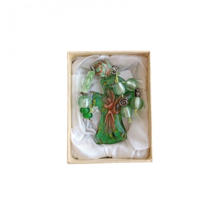 Σταυρός Γυάλινος Κρεμαστός 041RD