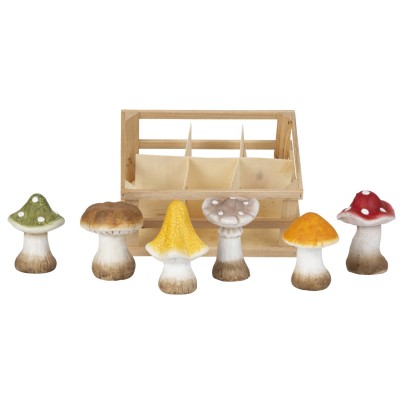 Μανιταράκια Κεραμικά Με Καφάσι Σ/7