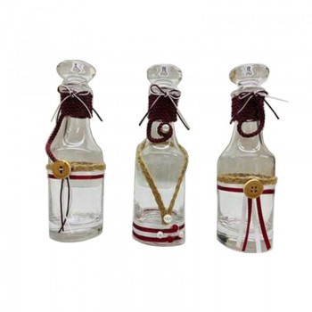 Μπουκάλια Γυάλινα Στολισμένα 18556