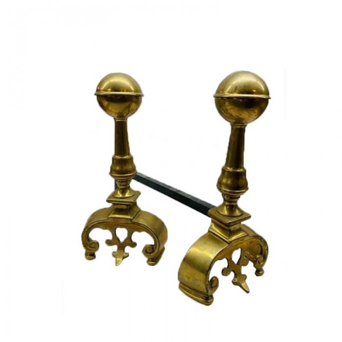 Στήριγμα Τζακιού Μπρούτζινο 454GL