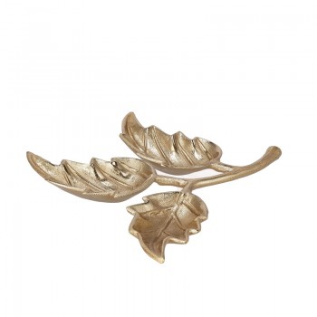 Πιατέλα Φύλλο Χρυσή  024GL