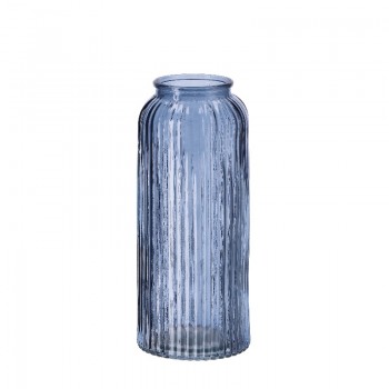 Βάζο Γυάλινο Μπλε 048BL