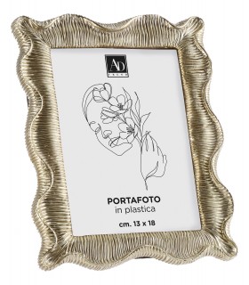 Κορνίζα Χρυσή Με Ανάγλυφα Κύματα 114604