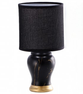 Επιτραπέζιο Φωτιστικό Μαύρο Μάρμαρο 114614BK