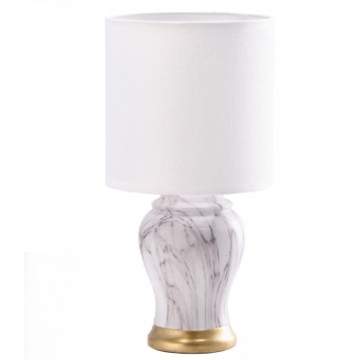 Επιτραπέζιο Φωτιστικό Λευκό Μάρμαρο 114614WT