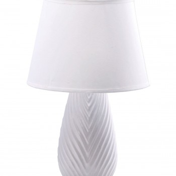 Επιτραπέζιο Φωτιστικό Με Ανάγλυφες Ρίγες 114619WT
