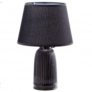 Επιτραπέζιο Φωτιστικό Με Ανάγλυφες Ρίγες 114625BK