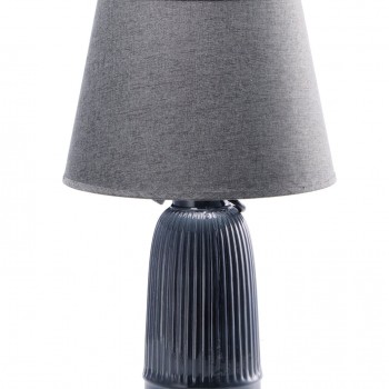 Επιτραπέζιο Φωτιστικό Με Ανάγλυφες Ρίγες 114625GRE