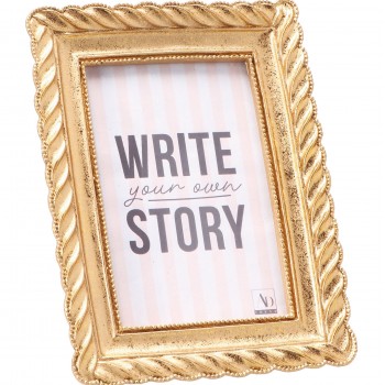 Κορνίζα Χρυσή Με Ανάγλυφα Σχέδια 118346