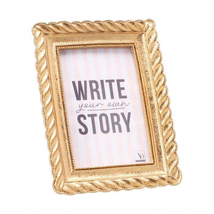 Κορνίζα Χρυσή Με Ανάγλυφα Σχέδια 118346