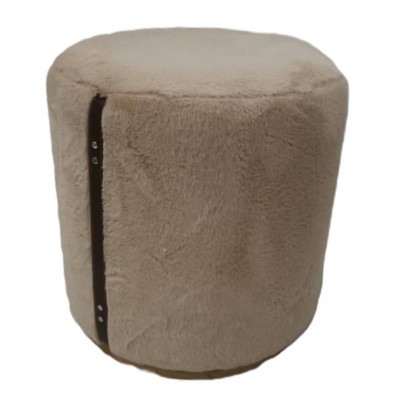 Σκαμπό Στρογγυλό Με Δερμάτινες Ρίγες 25 Σκαμπό Στρογγυλό Με Δερμάτινες Ρίγες 25