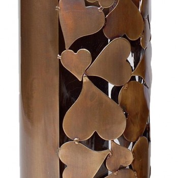 Κηροπήγειο με καρδιές 1896A