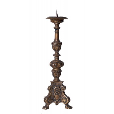 Κηροπήγιο Barocco Venezia Μπρούτζινο 182BR