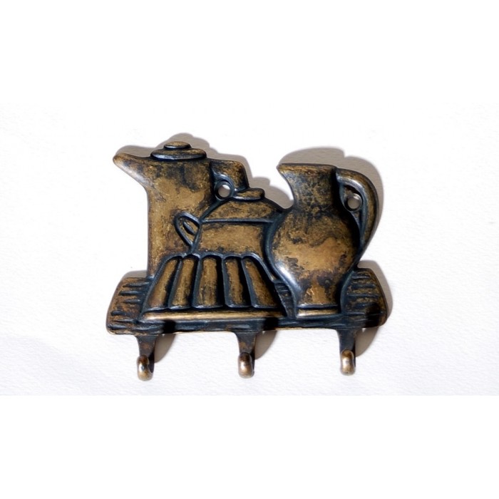 Κρεμάστρα Κλειδοθήκη Κουζίνα Μπρούτζινη